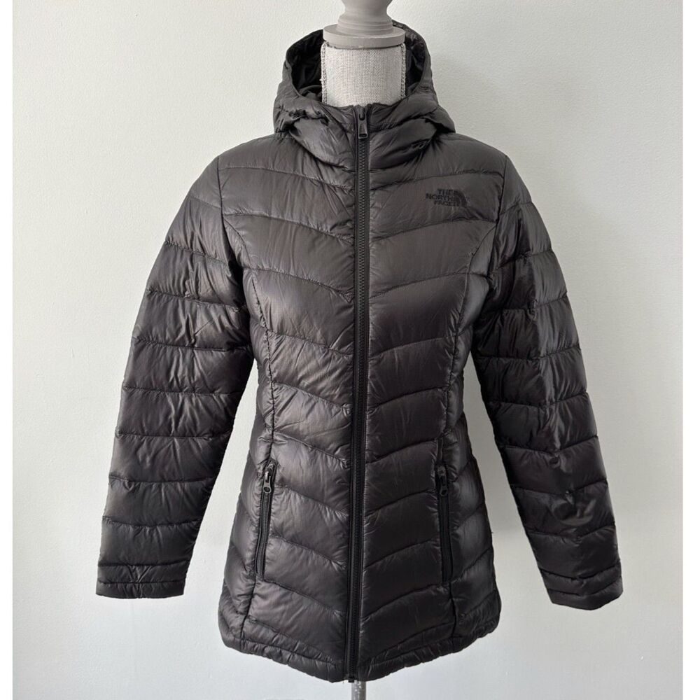 The North Face Aconcagua Hooded Parka Women's XS Black 550 Down Puffer Jacket